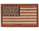 Warrior Airsoft Velcro Patch - US Flag - Tan/Brown Warrior Airsoft Velcro Patch - US Flag - Tan/Brown